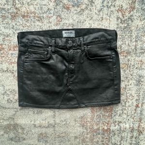 Agolde Black Mini Skirt